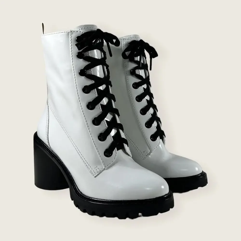 LNWB | Marc Jacobs | Women's Ryder Lace Up Ankle Boots | Size 8.5 US | 38.5 EU